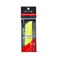 Dmantis Overgrip 0,6 mm 1 pièce, adhérent, absorbant la transpiration, en cuir PU, résistant à l'eau, antidérapant, confortable pour le badminton