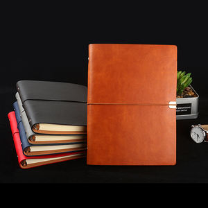 יצרן מקצועי מייצר מחברות עור ברמה גבוהה עם להקות אלסטיות עלים רופפים וסגנונות היומן תיק עור - Product Image 5