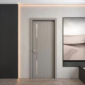 <span class=keywords><strong>Ancienne</strong></span> porte intérieure en bois massif, porte classique en bois massif de chêne, porte en cristal de carbone - Product Image 4