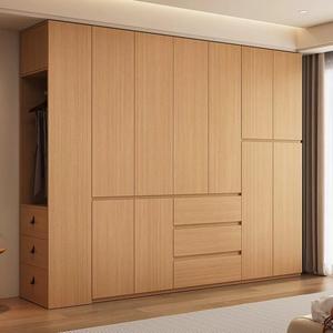 Moderno lusso in melamina legno massello armadio Design minimalista per camera da letto o officina luce chiudibile a chiave mobili per la casa - Product Image 3