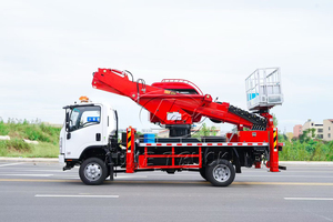 ISUZU 30m Aerial Work Platform Truck Right Hand Drive Reliable Engine 4x4 Bucket Lift Vehicle for Southeast Asia - Product Image 2