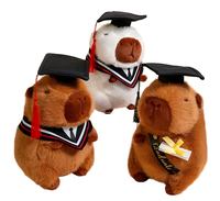 Cadeau de jouet en peluche Capybara de remise de diplôme de doctorat populaire pour les amis en peluche douce