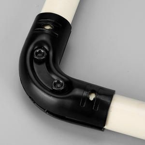 90 ° arc מתכת משותף-לוחות צינור מצופה פלסטיק עבור מערכת מדידת אינץ 'עבור מדפי צינור והתקנת מערכת רזה - Product Image 4