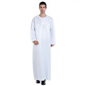 TR 80/20 <span class=keywords><strong>Polyester</strong></span>/<span class=keywords><strong>Viscose</strong></span> Islamique Musulman Toyobo Tissu Saoudien Arabe Thobe Tissu - Product Image 1