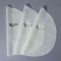 Masque facial en feuille de chlorophylle 40 GSM, vert, non tissé, écologique, hydratant, nourrissant, blanchissant, matière première pour soins de la peau