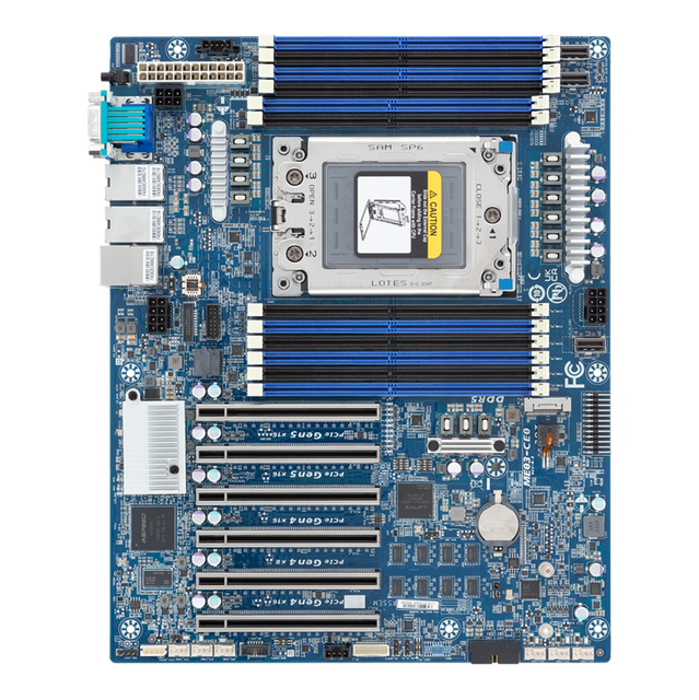 Ga EPYC 8004 ME03 ME33 ME03-CE0 ME03-CE1 ME03-PE0 ME33-AR0 Processor LGA4844 Socket SP6 Server Motherboard