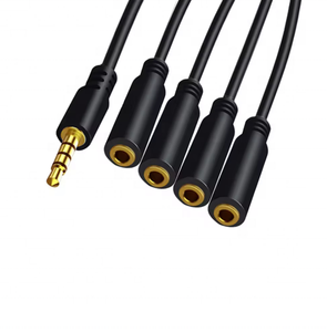 Divisor de <span class=keywords><strong>Auriculares</strong></span> de 3.5mm, <span class=keywords><strong>Extensor</strong></span> de Conector de Audio, 1 a 6 Puertos, <span class=keywords><strong>Cable</strong></span> Auxiliar, Adaptador de Audio <span class=keywords><strong>para</strong></span> Micrófono y <span class=keywords><strong>Auriculares</strong></span>, <span class=keywords><strong>Cable</strong></span> Divisor <span class=keywords><strong>para</strong></span> Teléfono - Product Image 3