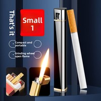 Nouvelle Pierre à aiguiser triangulaire en métal, briquet à flamme nue gonflable, portable, personnalisable avec lettrage et LOGO, publicitaire, à gaz butane