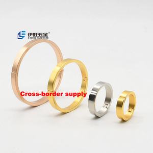 Anneaux de reliure en alliage de zinc YIWANG, clips métalliques dorés élégants pour feuilles détachables - Product Image 1