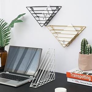 KINNO Simple nordique fer Art tenture murale étagère maison décorative métal porte-revues cuisine stockage salon meubles - Product Image 5