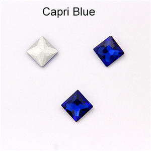 คริสตัลสี่เหลี่ยม AB พลอยเทียมทรงสี่เหลี่ยมแก้วหลังเรียบเย็บบนหินสำหรับเสื้อผ้าเครื่องประดับพลอยเทียมแบบร้อนขายส่ง - Product Image 6