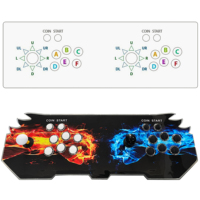 Console de jeu d'arcade anglaise personnalisée avec joystick double-poussoir, vente en gros du fabricant, Pandora Arcade Box 26800 en 1 Classique