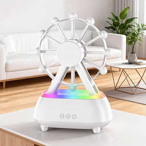 Nouveau diffuseur d'arômes rotatif en forme <span class=keywords><strong>de</strong></span> grande roue, tendance, avec lumière LED colorée, 300 ml, diffuseur d'huiles essentielles à brume froide - Product Image 3