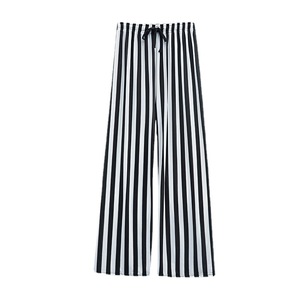 Vendita calda estate cravatta <span class=keywords><strong>pantaloni</strong></span> Dye donna stampa acquerello Flowy dritta ampia gamba drappeggi comodi Casual <span class=keywords><strong>pantaloni</strong></span> - Product Image 5