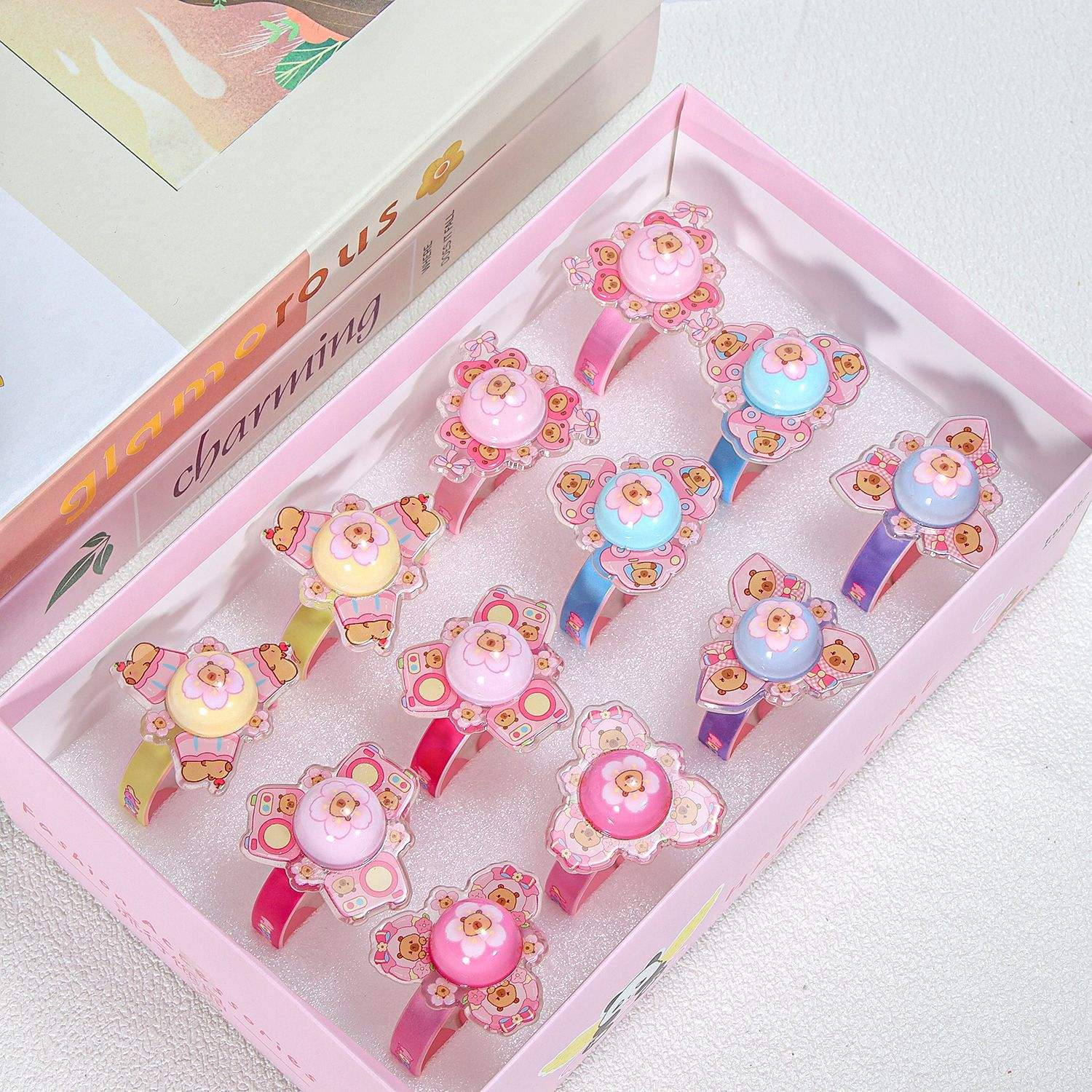 สร้อยข้อมือเด็กมีไฟกระพริบ4 kirby Balabala 1ชิ้น