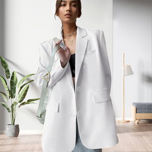 Vente en gros de chemises à manches longues surdimensionnées pour femmes, mode féminine - Product Image 2