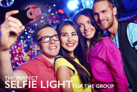 Anneau lumineux LED portable personnalisé avec logo, flash pour caméra, compatible avec téléphone portable et iPad universel