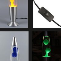 Personnalisé Moderne Nordique 3D Grande Base Liquide Magique LED Batterie Respectueux de l'Environnement Éclairage de Nuit Lampe à Lave Maison Intelligente Lumières pour Chambre