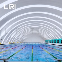 Tente de Sport gonflable géante en Arc, avec Structure Membrane, dôme d'air, pour piscine