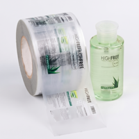 Étiquettes personnalisées pour aliments et boissons, conception de logo privé, impression d'étiquettes, autocollants en PVC transparents, emballage de bouteilles, étiquettes transparentes imperméables