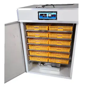 Incubadora de huevos de pollo totalmente automática, 1232 unidades