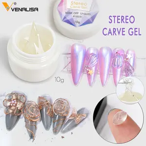 VENALISA — Gel de peinture UV, nouveau <span class=keywords><strong>vernis</strong></span> pour Nail Art, Sculpture stéréo, laque, effet émaillé - Product Image 1