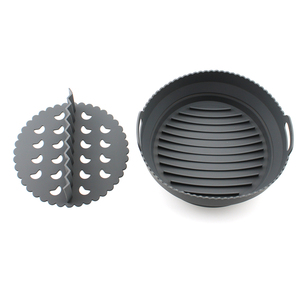 Revêtements en silicone ronds de <span class=keywords><strong>qualité</strong></span> alimentaire pour friteuse à <span class=keywords><strong>air</strong></span>, lot de 6 en 1, résistants à la chaleur, antidérapants, accessoires pour friteuse à <span class=keywords><strong>air</strong></span> pour la cuisine à domicile - Product Image 3