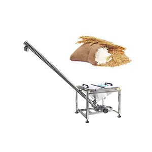 automatic screw conveyor inclined powder pellets animal Chicken feed screw screw conveyor