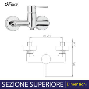 Mélangeur de douche à disque externe chromé Outil de tournage de haute qualité - Product Image 3