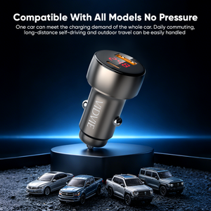 <span class=keywords><strong>Cargador</strong></span> de Coche <span class=keywords><strong>VIDVIE</strong></span> QC3.0 48W USB <span class=keywords><strong>Tipo</strong></span> <span class=keywords><strong>C</strong></span> de Carga Rápida para Teléfono Móvil, Compatible con iPhone 15 y Samsung Galaxy, con Pantalla Digital - Product Image 5