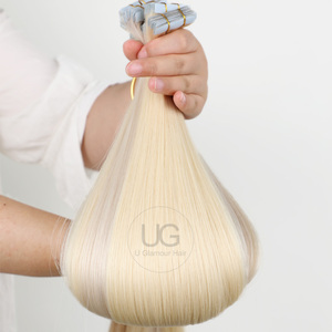 U Glamour <strong>Hair</strong> Fast Shipping Seamless Natural Virgin Injection Tape <strong>Hair</strong> 26 Inches - Product Image 2