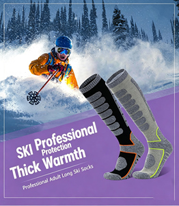 Calcetines de Esquí de Algodón Premium OEM y ODM al por Mayor, Calcetines de Snowboard Cálidos, Transpirables y Antideslizantes para Actividades al Aire Libre - Product Image 2