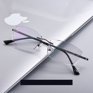 Nouvelles lunettes <span class=keywords><strong>de</strong></span> <span class=keywords><strong>lecture</strong></span> sans monture incassables, lunettes presbyopes anti-lumière bleue pour hommes - Product Image 2