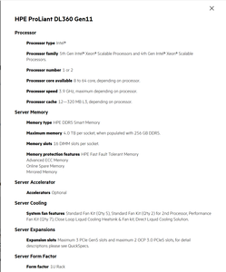 Serveur <span class=keywords><strong>HPE</strong></span> ProLiant Gen11 Plus 32 Go DL360 4LFF Dl360gen11 Plus - Product Image 6