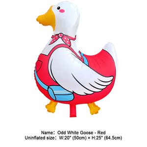 Fournisseur en gros de ballons en aluminium gonflables à l'effigie d'une oie marchant, accessoires de décoration pour baby shower et fêtes d'anniversaire d'enfants - Product Image 3
