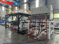 Extrusora SJZ92 de Cuatro Rodillos, Línea de Producción de Láminas de PVC con Recubrimiento UV Tipo Mármol