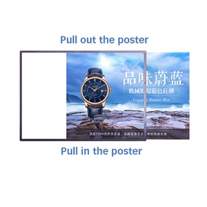 Caja de luz LED para menú de catering, caja de luz de vidrio para tienda de té y leche, vallas vertical y horizontal, lista de <span class=keywords><strong>precios</strong></span> - Product Image 5