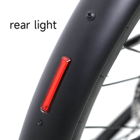 Bicicleta Eléctrica Urbana TXED 36V 250W sin Escobillas, Batería de Litio de 9.8Ah, Freno de Disco Hidráulico, Una Velocidad, 700C, PAS