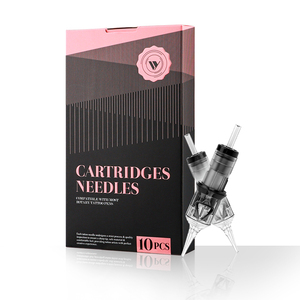 Wenyu เข็มสักแบบเกลียวแบบใช้แล้วทิ้ง316L สแตนเลสฆ่าเชื้อ0801RL 0401RL 1001RL แต่งหน้าถาวรขนาดเส้นผ่านศูนย์กลาง1201RL - Product Image 1