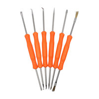 Kit de Herramientas de Ayuda para Desoldar, 6 Piezas, Herramientas de Soldadura, Extractor de Componentes de PCB, Destornillador para Teléfono Móvil, Herramienta de Soldadura