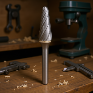 ดอกกัดทรงกรวยคาร์ไบด์ TTAKE Ab8700 ขนาด 8 มม. D1 25.4 มม. L1 Z3 สำหรับตัดโลหะ ไม้ พลาสติก - Product Image 3