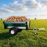 Remorque à benne basculante galvanisée pour ATV, pour le transport agricole, forestier et agricole