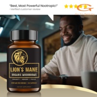 Chumita Maximun Dosage Reishi Lions Mane Mushroom Capsules Soutient la Longévité Complément Alimentaire
