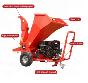 Wood Branches Bamboo Wood Chipper Shredders with a Maximum Diameter of 12cm