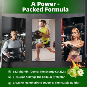 OEM/ODM Private Label <b>Creatine</b> Gummies Natural Herbal Supplements <b>Creatine</b> Monohydrate Muscle Gummy <b>Creatine</b> Gummies - Product Image 2