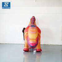 Modèle de cheval gonflable géant de dessin animé pour la décoration de centres commerciaux, de fêtes, de festivals et d'événements, modèle animal gonflable