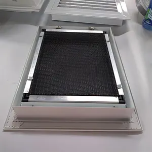 Alumínio teto ar duto ar fresco retorno grade filtro removível grelha