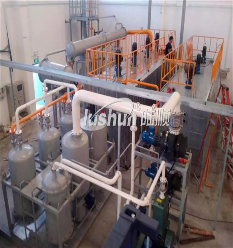 Máquina de filtración de agua y aceite hidráulico industrial Filtro de aceite Sistema de limpieza de aceite usado