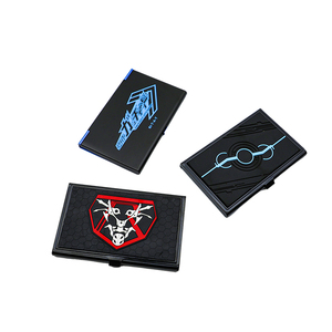 Aluminum Light Weight Laser LOGO Card Storage Case Card Box Trading Card <b>Boxes</b> Custom Card Holder for Business Card - Product Image 4