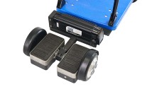 Carretilla Eléctrica Plegable de 200 kg de Carga con Motor sin Escobillas de 900 W, Carro de Equilibrio Automático, Almacenamiento de Herramientas y Personalización OEM